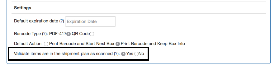 Live FBA shipment plan validation alerts in Wizard-Industries